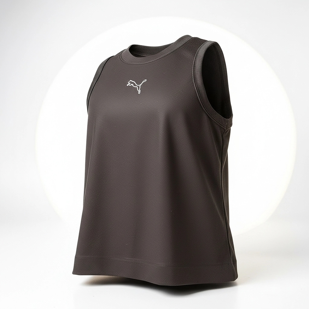 Puma Black Mesh Tank Top
